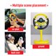 thumbnail image 3 of Volante de juguete para niños, volante eléctrico de simulación de educación temprana para niños, juguete con luces y música, 3 of 9