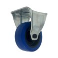 thumbnail image 3 of Rueda de 4' de Goma Termoplastica GOWU Color AZUL con herraje de placa fija Carga 180 kg, 3 of 7