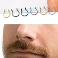 thumbnail image 3 of 1PC Sexy Fake Septum Ring Nose Non Pierced Cuff Jewelry Piercing Faux Fake BEST C7W7, 3 of 9