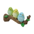 thumbnail image 4 of Birds on Branch Statue Resina Figurine Decoración del hogar Escultura al aire libre Avéador colgante en una rama para el plástico de la floración del, 4 of 8