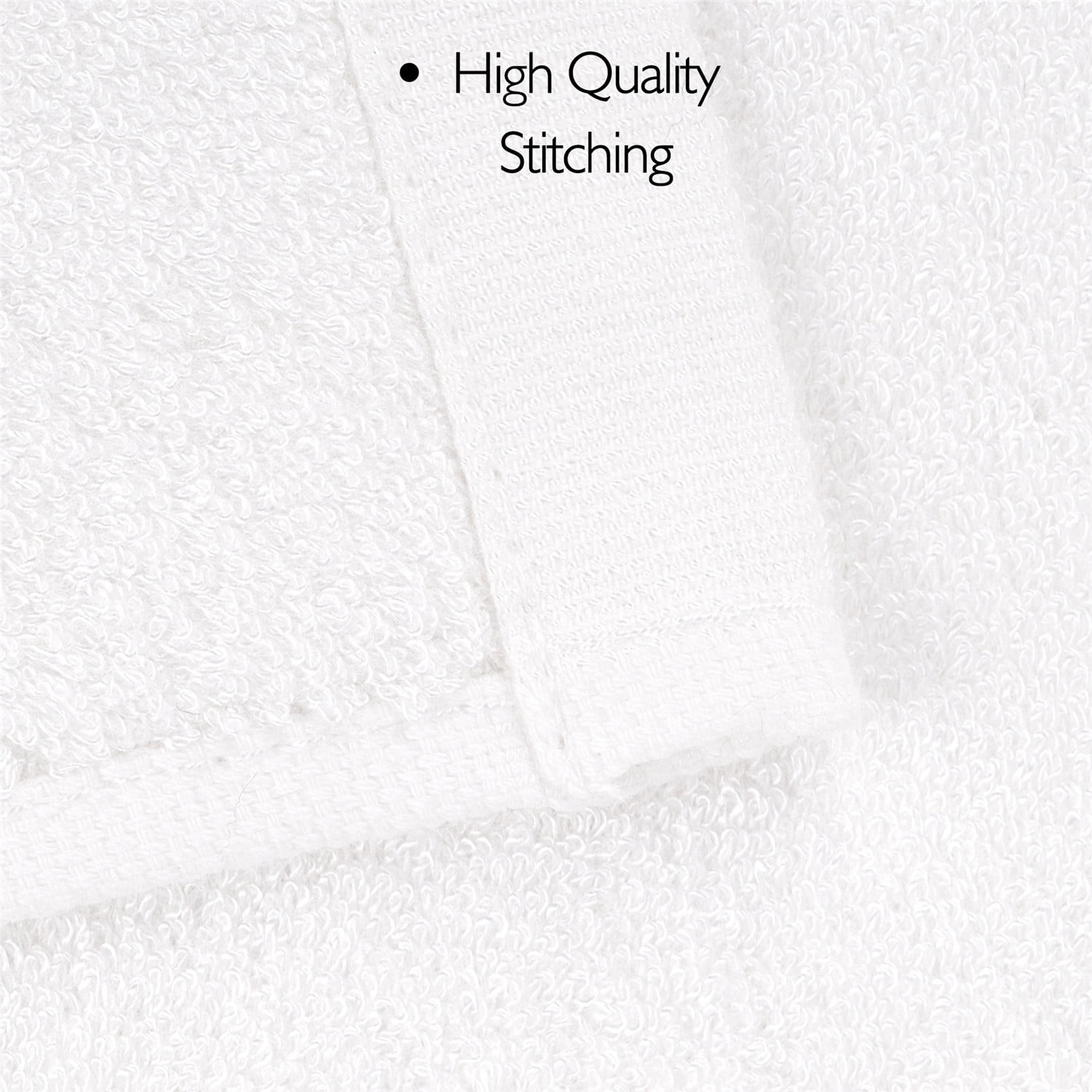 JML 2 Piece Bamboo Bath Towels(27"x55") Antibacterial and Hypoallergenic, Soft and Absorbent,White&Black