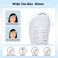 thumbnail image 2 of AOV GREEN LEAF Womens Wide Toe Box Walking Shoes Arch Support Plantar Fasciitis Running Tennis Sneakers Us 6-11, 2 of 7