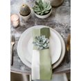 thumbnail image 2 of Sage Green Geometric Cloth Napkins Set of 8 Reusable Dinner Napkins, Watercolor Ombre Modern Abstract Art Cocktail Napkin Washable Table Napkins for Wedding/Holiday Party/Baby Shower 20"x20", 2 of 7