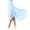 C-Light Blue1011, variant on Skirts For Women Ballet Workout Wrap Midi Skirt Irregular Hem Lace Up Cover Ups Chiffon Solid Color Lightweight Cozy Skirt