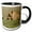 Black/White, variant on 3drose, Lioness and Cub, Masai Mara Game Reserve, Kenya-af21 Aje0652 - Adam Jones, 11oz Mug