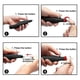 thumbnail image 5 of Fugacal Manicura U?as Rectificado Electrica Pulidor de U?a Pedicura Profesional Herramienta Nail Art Drill Kit File Sander Pen Grinder with Multi Sanding Bits y Power Adapter (Negro) Fugacal No se aplica, 5 of 6