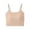 Beige, variant on Xijirk Women Square Neck Thin Strap Camisole Integrated Chest Pad Short Cut Length for Outdoor Group Activities Friend Social Moments Daily Casual Outfits,Beige,L