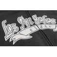thumbnail image 3 of Men's Athletic Los Angeles Varsity Sherpa Fleece Lined LA Zip Up Hoodie Jacket (Grey, 2XL), 3 of 7
