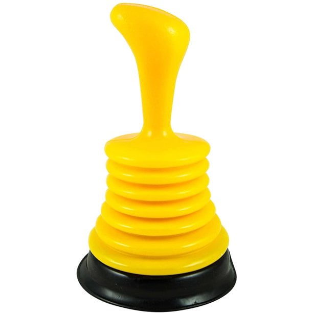 Items 4U! Small Compact Sink Plunger with Ergonomic Handle, 1-pack
