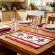 thumbnail image 4 of 4th Of July Placemat Set Independence Day Heat Mats Patriotic Star Stripe Table Protectors Washable Fabric Chargers For Dining Coffee Table, 4 of 5