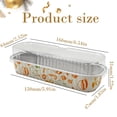 thumbnail image 3 of Clode Christmas Tin Foil Containers with Lid – Rectangular Disposable Aluminum Foil Pans & Foil Treat Containers for Leftover Food Storage, Cookie Tins, Christmas Party Baking, Cooking & Roasting, 3 of 8