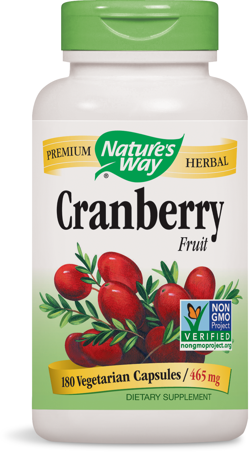 Natures Way Premium Herbal Cranberry Fruit Supplements 180 Ct Walmart