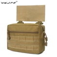 thumbnail image 1 of VULPO Tactical Sack Pouch Sub Abdominal Drop Down Belly Utility Bag For D3 Chest Rig MK3 Vest Hunting Accessories Bag zhangmengya LED, 1 of 2