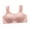 Pink, variant on qolati Everyday Bras for Women Cute Printed Wireless Push Up Sports Bras Seamless Comfortable Soft Padded Full-Coverages No Underwire Bralette