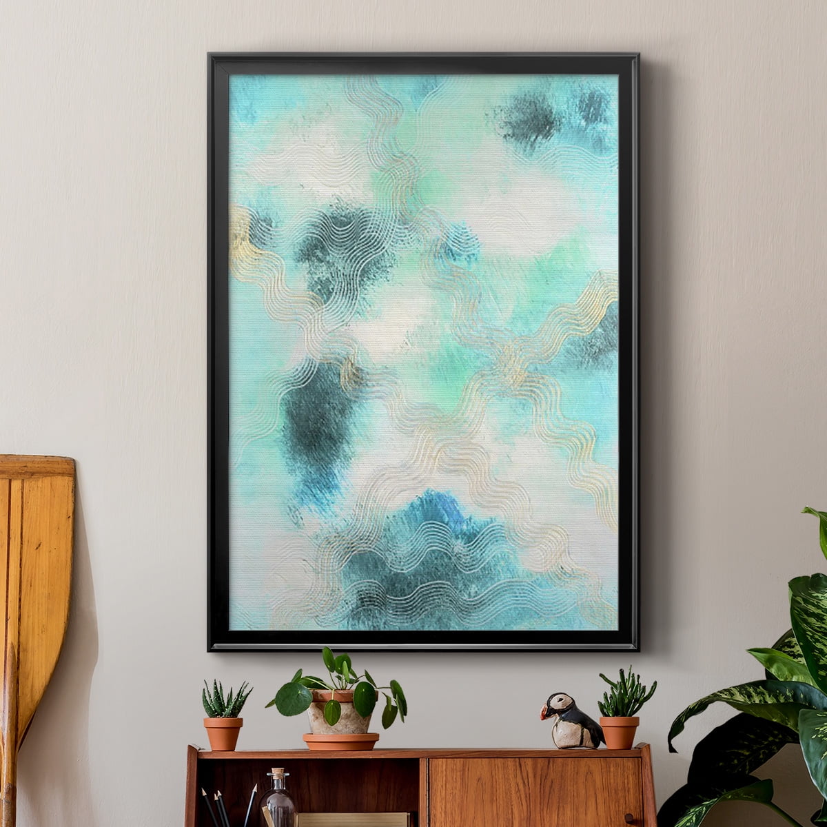Blue Shift I Premium Framed Print, in Gold, Black, or Silver - Ready to Hang