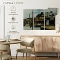thumbnail image 4 of Elephant Stock East Wind Over Weehawken Wall Art - Horizontal Multi Panel Canvas - Living Room Wall Decor - Places Multi Panel - Gray And Brown Decor By Edward Hopper - 65" x 42", 4 of 4