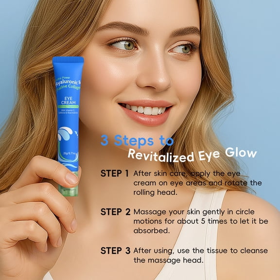 Yatlte Eye Repair Cream, Under Eye Cream For Puffiness And Bags Under Eyes, Hyaluronic Acid   Niacinamide   Marine Botanical Complex, Oil Free & Opthalmologist Tested
