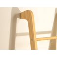 thumbnail image 5 of Minimalist Wood Blanket ladder - Boho Style Wall-leaning Display Towel Rack for Throw Quilt, Standing Ladder Shelf, Blanket Storage for Living Room, Bathroom, 5 of 13