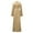 Beige, variant on Summer Dress Abaya Ramadan Womens Lady Front Open Cardigan Islamic Long Dress Muslim Dress Womens Dresses (Gray,M)
