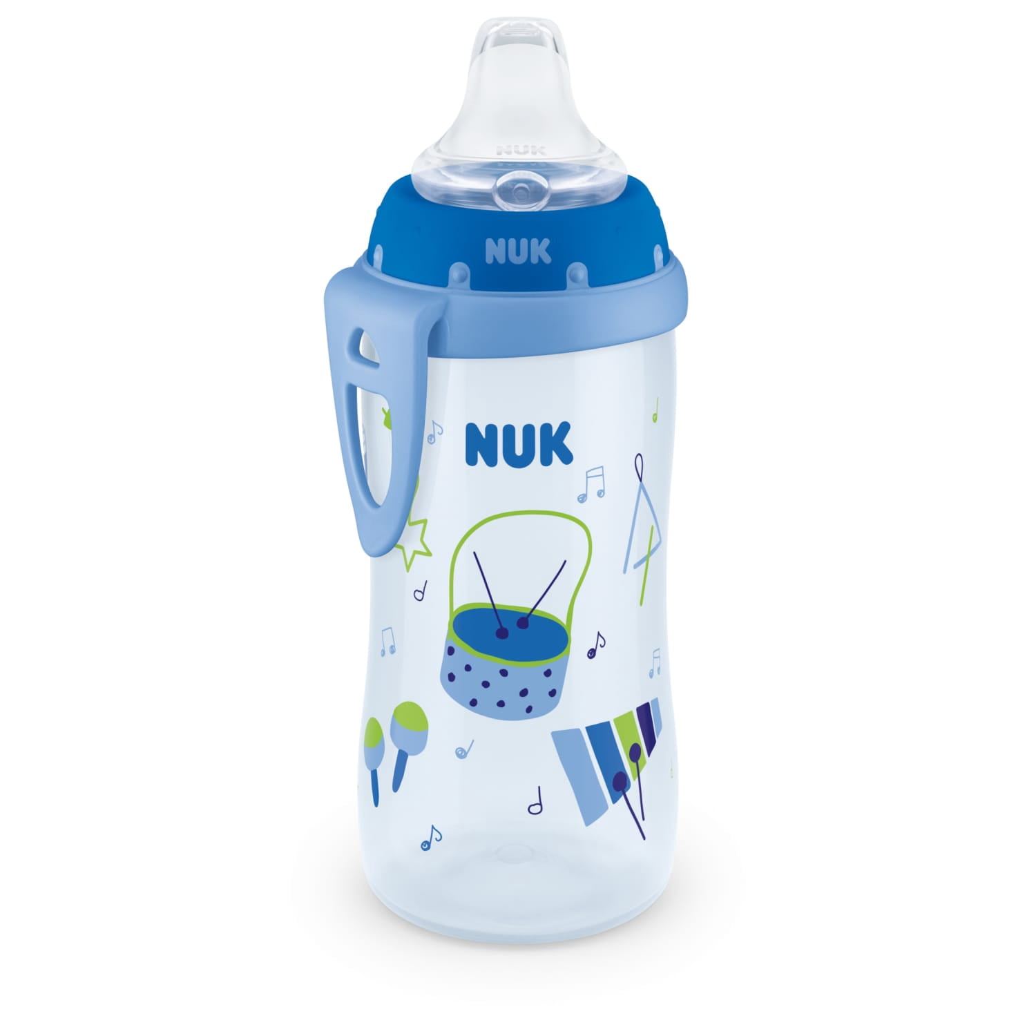 (3 pack) NUK Active Cup, 10 oz Soft Spout Sippy Cup, 12+ Months, 1 Pack, Boys
