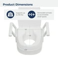 thumbnail image 7 of Drive Medical PreserveTech Universal Raised Toilet Seat, 7 of 7