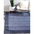 thumbnail image 2 of Unique Loom Del Mar Collection Tapis Carré Transitionnel Contemporain, 8 Pieds, Terre Cuite/rouge, 2 of 2
