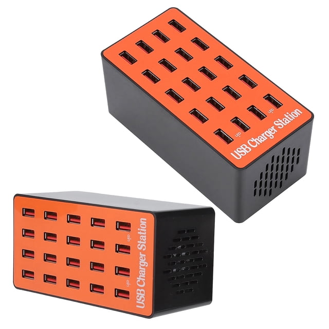 Hub USB De 20 Puertos De Carga Rápida De 18A/5V, Estación De Carga USB Portátil Para Teléfono MP3 Tablet PC Con Protección Contra Sobrecarga De Luz LED
