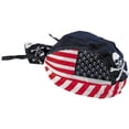 thumbnail image 4 of Zan Headgear Flydanna Headwrap Patriotic Skull, 4 of 4