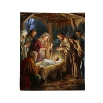 EWASWON Christmas Flannel Throw Blanket - Soft, Festive Patterns, Warm for Sofa & Nap, Machine Washable, 39x27 Inch, Holiday Gift