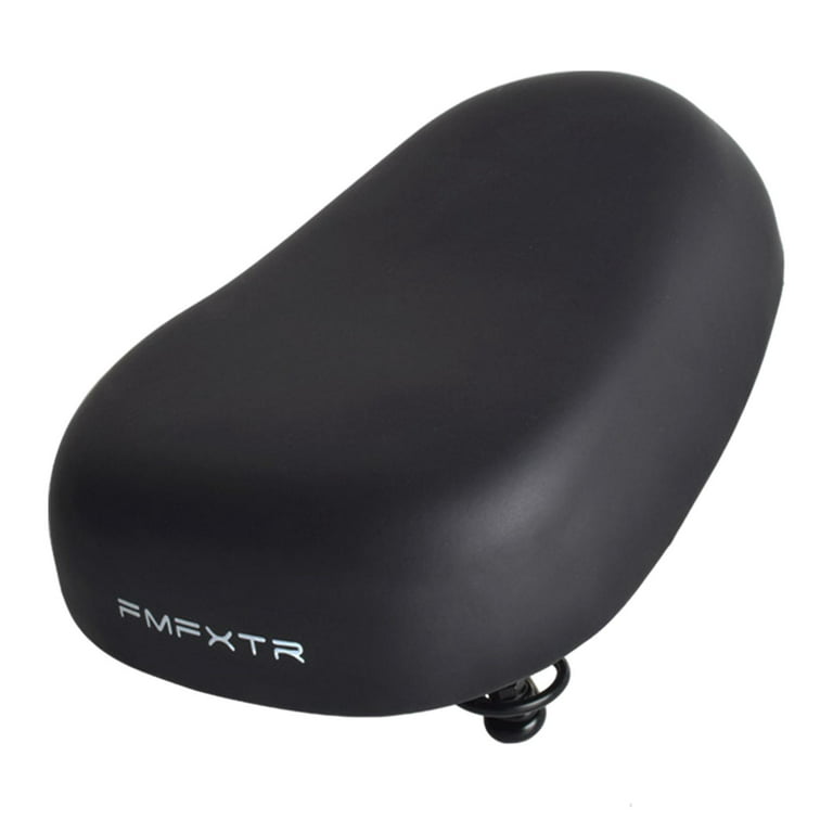 Wide Electric Bicycle Saddle Seat Padded with Cushion Comfortable universal  for Bicycle - grooved 