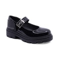 thumbnail image 1 of Zapato escolar Coqueta para niña charol negro Jazz con hebilla, 1 of 7