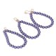 thumbnail image 1 of Hebras de cuentas de perlas de agua dulce, pulsera de perlas de 3 piezas, pulsera brillante, hebras de cuentas de perlas construidas para durar, 1 of 9