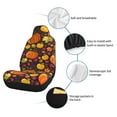 thumbnail image 6 of Rocae Autumn Harvest Pumpkin Joy Print Seat Covers for Cars Trucks and SUVs,Easy to Install Cover Set-1, 6 of 9