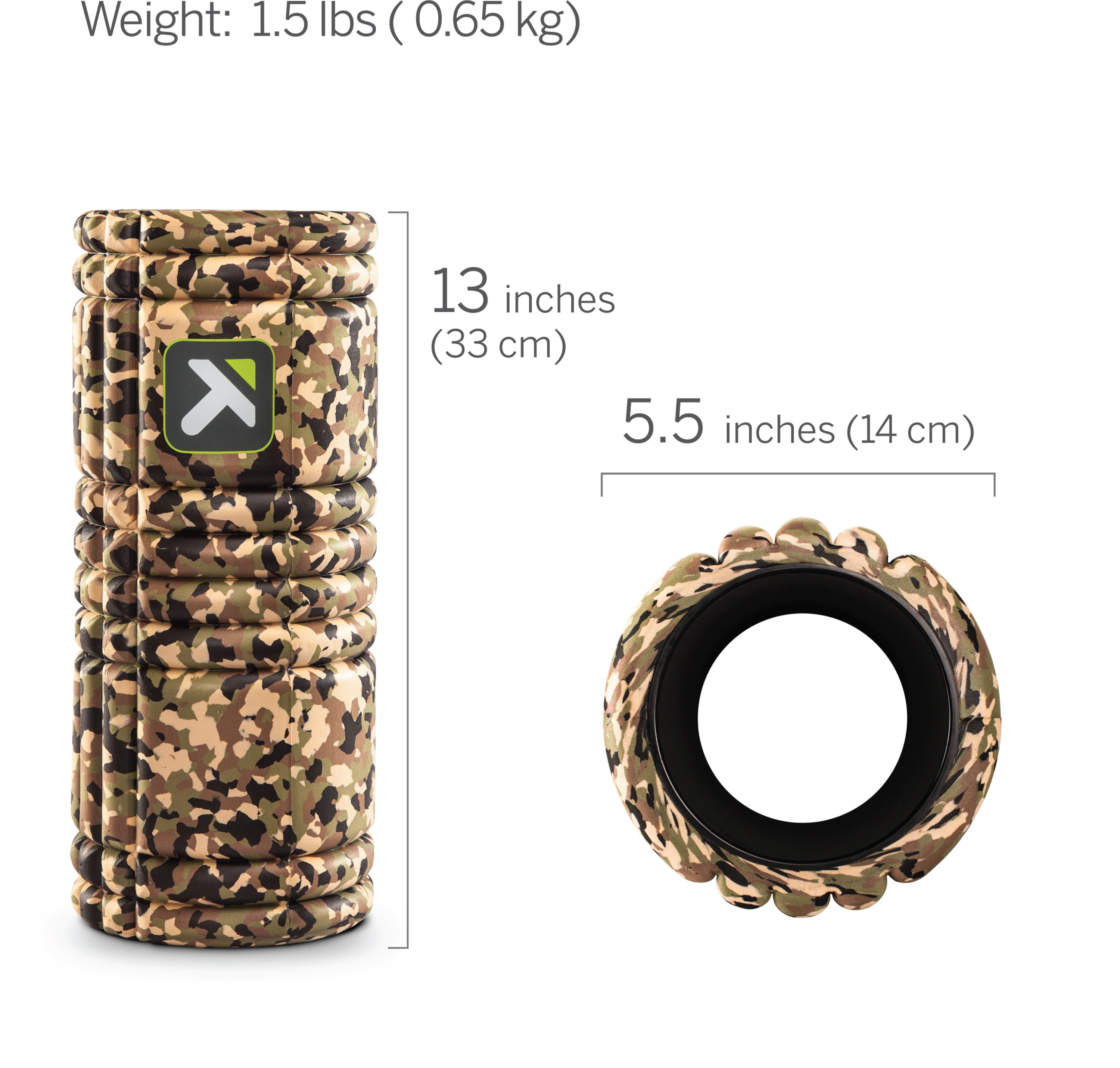 TriggerPoint GRID 1.0 Foam Roller Camo 13"