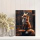 thumbnail image 2 of Qisvanset 12x16 Inch 2D Flat Framed Canvas Art, Isaiah Pink Floral Coastal Cowgirl Coquette Dorm Home Wall Gift, 2 of 5