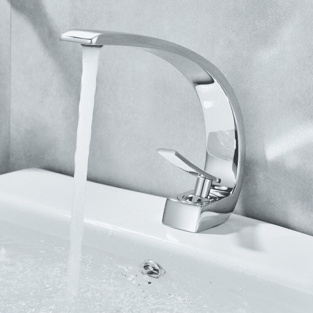 Basin Faucet Bathroom Sink Faucet Curved Bathroom Mixer Tap