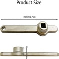 thumbnail image 3 of Clé à Molette en Acier Inoxydable 304 pour Radiateurs et Bouches d'Échappement, Outil HVAC avec Poignée Ergonomique Rkxzt, 3 of 7