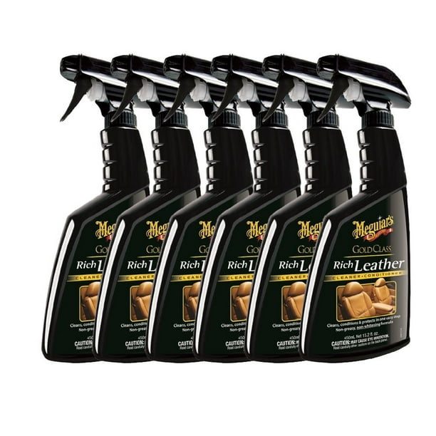 Meguiars G10916 Gold Class Rich Leather Cleaner & Conditioner 6 Pack