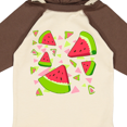 thumbnail image 4 of Inktastic Watermelon Wedge Party Boys or Girls Long Sleeve Baby Bodysuit, 4 of 5