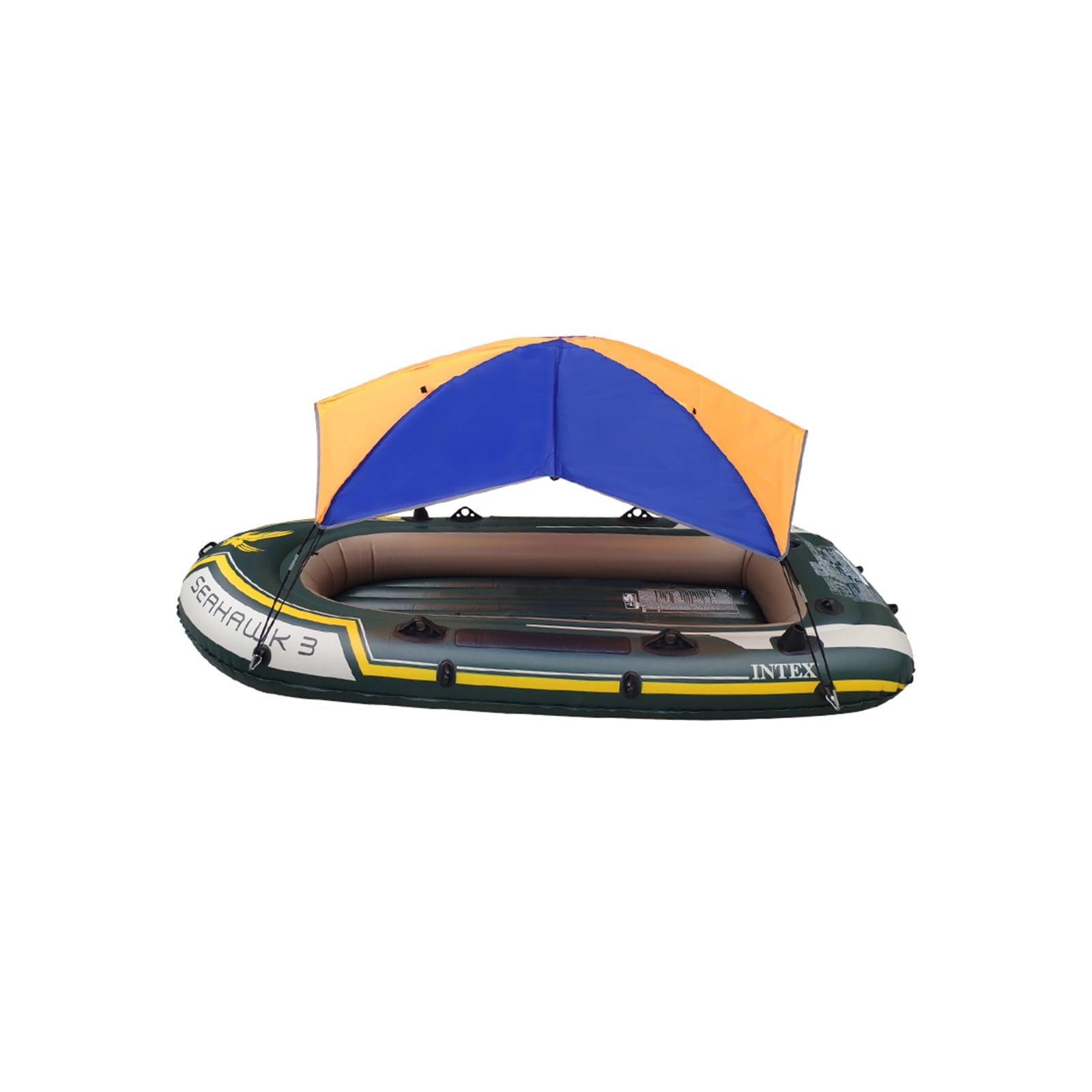 2/4Person Inflatable Fishing Boat Awning Canopy UV Sun Shade Shelter Rain Cover 