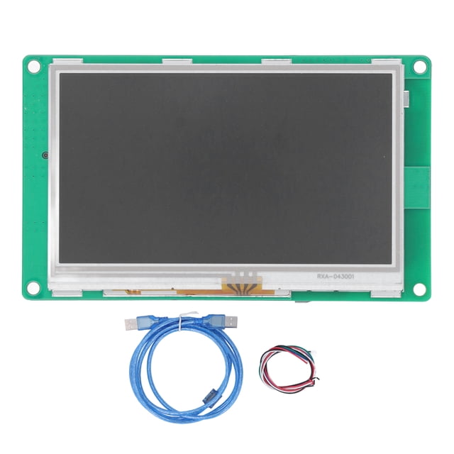 Módulo de pantalla táctil TFT LCD de 4,3 pulgadas con puerto serie RS232 RS485 para control