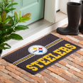 thumbnail image 5 of Team Sports America NFL Pittsburgh Steelers Entrance Doormat | 28 x 16 Inches | Embossed Cross Hatch | Non - Slip Backing | Indoo, 5 of 5