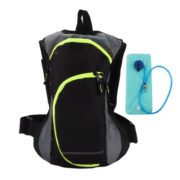 Riding Bag, Waterproof Motorcycle Knapsack With 2.5-Liter Water Bag For Traveling For Mountaineering For Hiking For School For Daily Use Red,Green,Orange