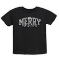 thumbnail image 3 of Merry Christmas Varsity Checkered - Youth Short Sleeve Graphic T-Shirt, 3 of 10