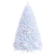 thumbnail image 1 of Árbol de Navidad Artificial Iridiscente Blanco 210 cm Costway 1156 Puntas de Ramas, 1 of 5