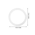 thumbnail image 2 of SHINYPASING Ice Cream Maker Silicone Ring 2Pcs White Round For Ice Cream Making Accessories, 2 of 8