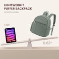 thumbnail image 5 of Lovevook Mini Backpack Purse for Daily Use, Cute Backpack for Women with Chic Puffer Fabric Ultra-Light & Easy Care, 5 of 8