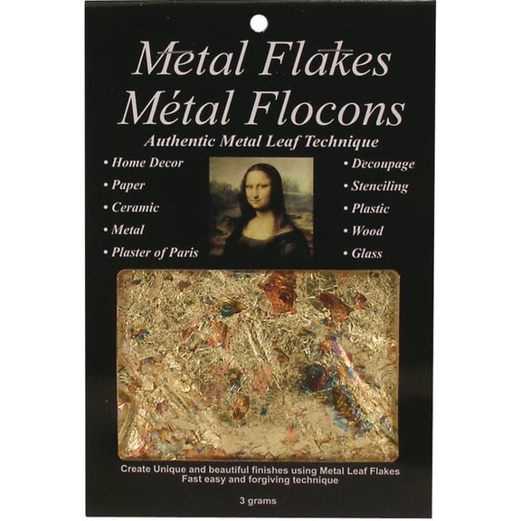Mona Lisa Metal Leaf Flakes Variegated Peggable