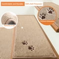 thumbnail image 5 of JAATOP Stair Treads, 28" x 9", 15 Pcs, Machine Washable Stair Carpets for Wooden Steps, Non-SLip, Beige, 5 of 9