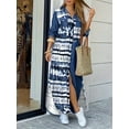 thumbnail image 3 of Oyyn Women's Loose Long Sleeve Shirt Dress, Casual Ankle Length Dress S, 3 of 6